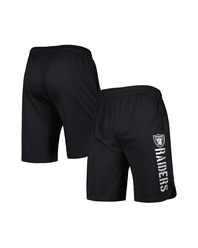 Men's Black Las Vegas Raiders Team Shorts $22.36 Shorts