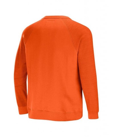 Men's NFL x Darius Rucker Collection by Orange Denver Broncos Raglan Fleece Pullover Sweatshirt $24.40 Sweatshirt