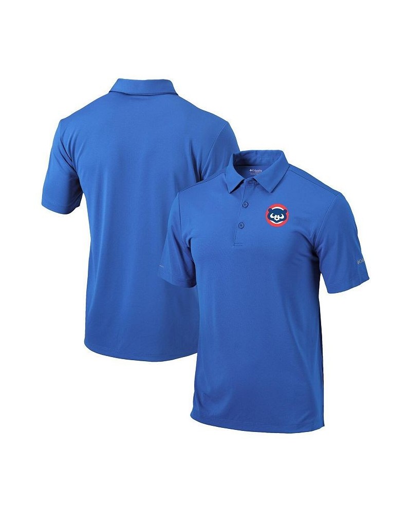 Men's Royal Chicago Cubs Cooperstown Collection Drive Polo Shirt $38.24 Polo Shirts