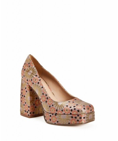 Women's The Uplift Slip-on Platform Pumps Brown $35.70 Shoes