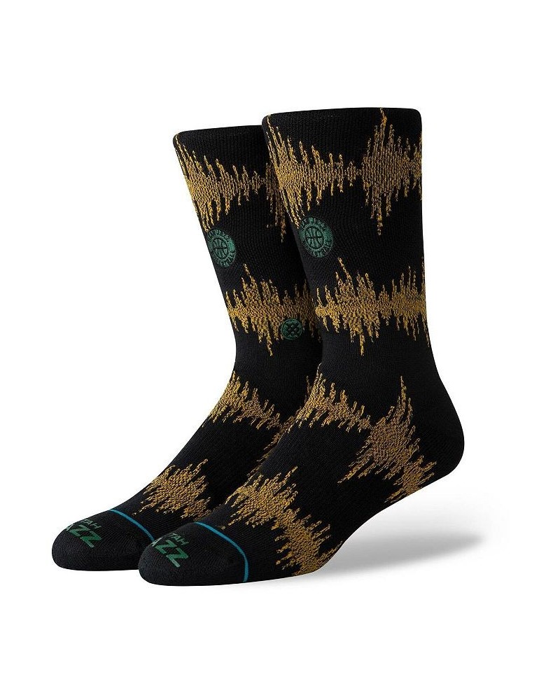 Men's Utah Jazz 99 Wave Logo Crew Socks $13.44 Socks