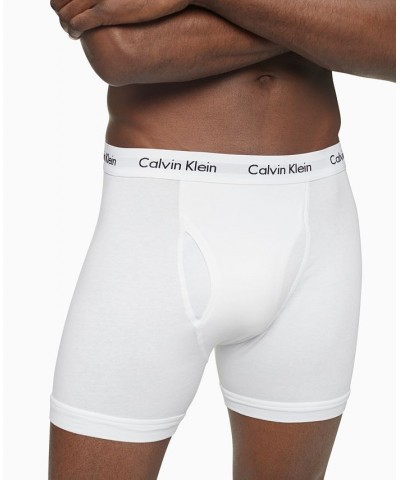 Men's 3-Pack Cotton Stretch Boxer Briefs White $17.71 Underwear