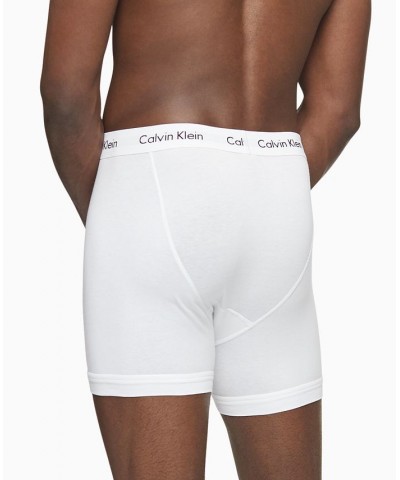 Men's 3-Pack Cotton Stretch Boxer Briefs White $17.71 Underwear