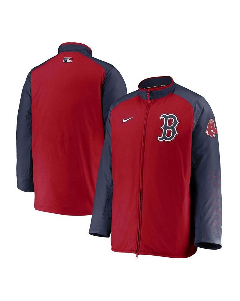 Men's Red, Navy Boston Red Sox Authentic Collection Dugout Full-Zip Jacket $86.10 Jackets