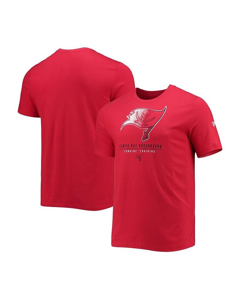 Men's Red Tampa Bay Buccaneers Combine Authentic Go For It T-shirt $13.95 T-Shirts