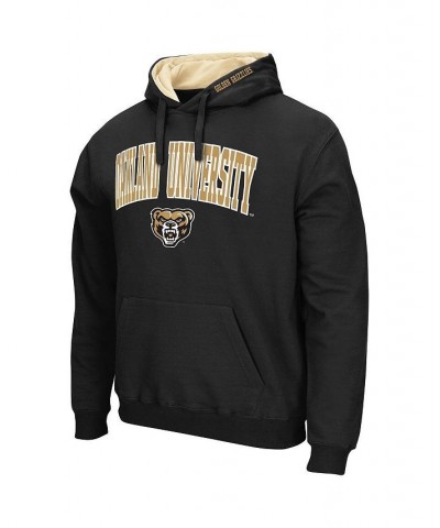 Men's Black Oakland Golden Grizzlies Arch & Logo Pullover Hoodie $29.40 Sweatshirt