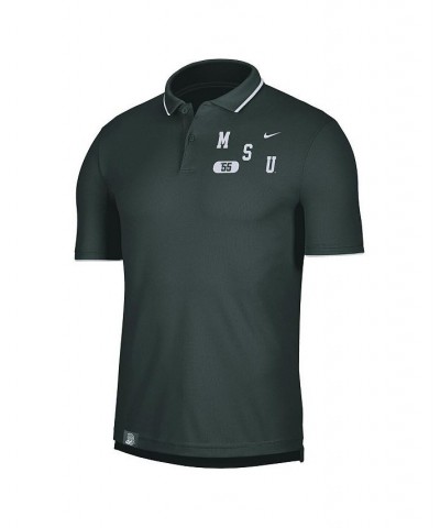 Men's Green Michigan State Spartans Wordmark Performance Polo Shirt $33.14 Polo Shirts