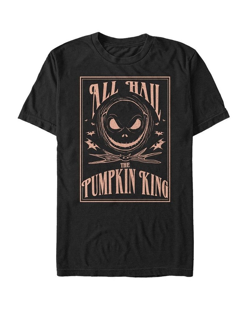 Men's Hail The Pumpkin king Short Sleeve T-Shirt Black $14.00 T-Shirts