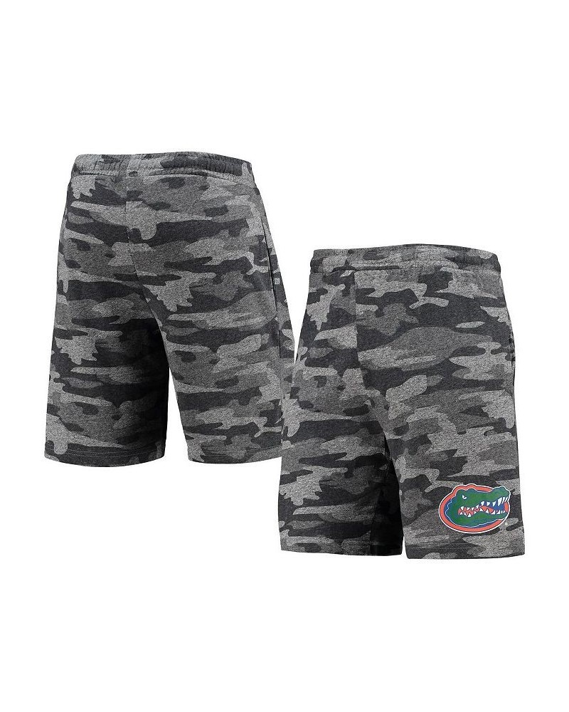 Men's Charcoal and Gray Florida Gators Camo Backup Terry Jam Lounge Shorts $26.99 Shorts