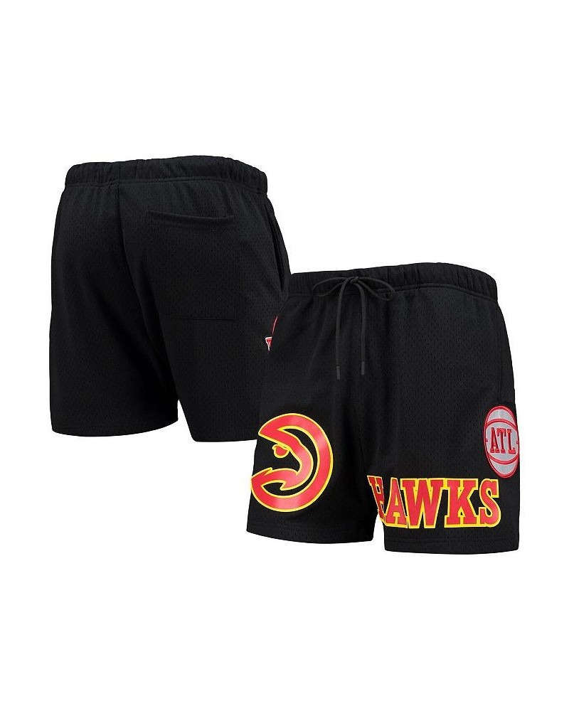 Men's Black Atlanta Hawks Mesh Capsule Shorts $43.20 Shorts