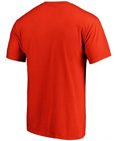 Men's Orange Cleveland Browns Primary Logo Team T-shirt $18.28 T-Shirts