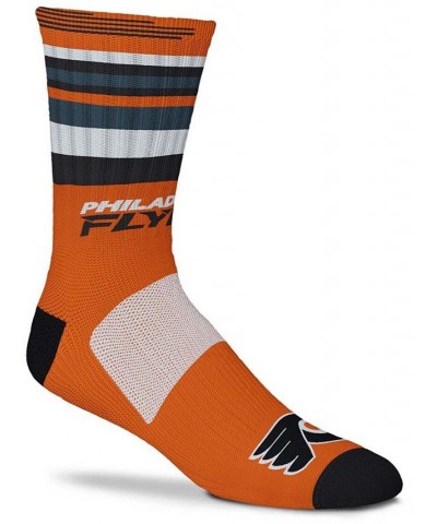 Men's and Women's Philadelphia Flyers Rave Orange Crew Socks $9.68 Socks