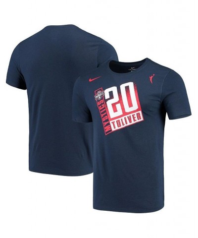 Men's Kristi Toliver Navy Washington Mystics Distressed Player T-shirt $19.80 T-Shirts