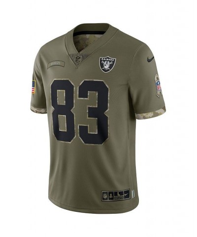 Men's Darren Waller Olive Las Vegas Raiders 2022 Salute To Service Limited Jersey $62.35 Jersey