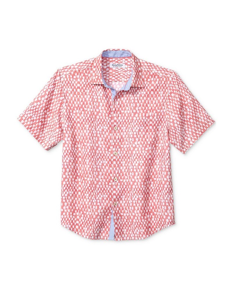 Men's Coconut Point Sandbar Shirt Pink $57.96 Shirts