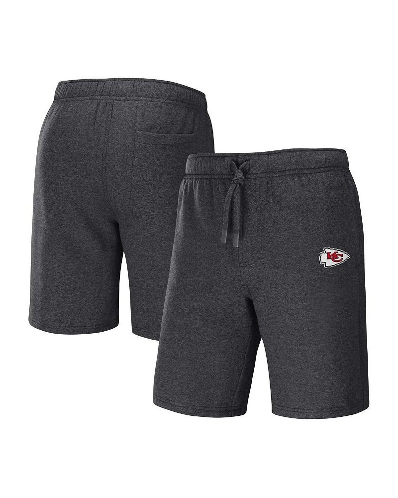 Men's NFL x Darius Rucker Collection by Heather Charcoal Kansas City Chiefs Logo Shorts $22.36 Shorts