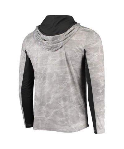 Men's White Army Black Knights Mossy Oak SPF 50 Performance Long Sleeve Hoodie T-shirt $33.79 T-Shirts