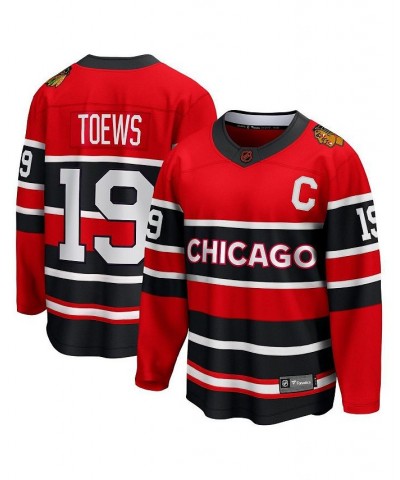 Men's Branded Jonathan Toews Red Chicago Blackhawks Special Edition 2.0 Breakaway Player Jersey $92.50 Jersey