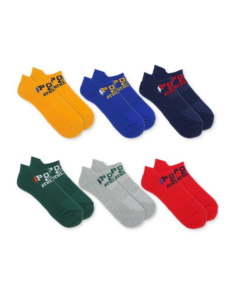 Men's 6-Pair of POLO 93 Low-Cut Socks Red $18.48 Socks