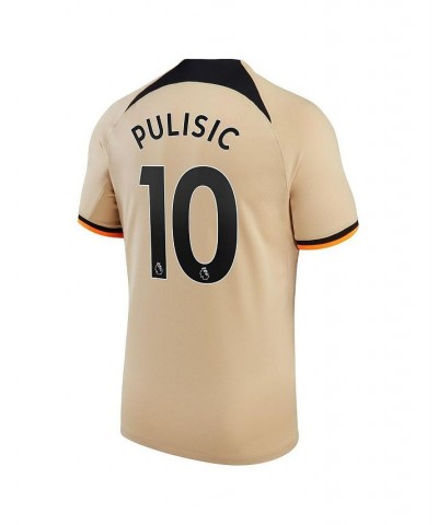 Men's Christian Pulisic Gold Chelsea 2022/23 Third Replica Player Jersey $35.31 Jersey