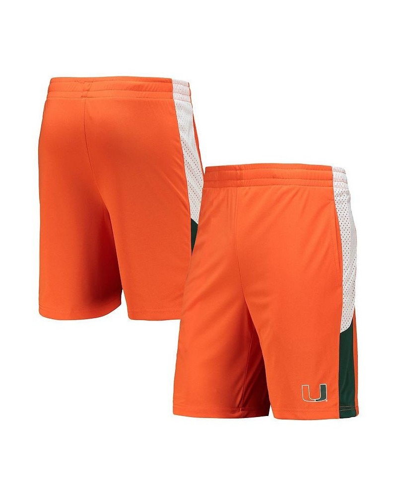 Men's Orange Miami Hurricanes Very Thorough Shorts $21.50 Shorts