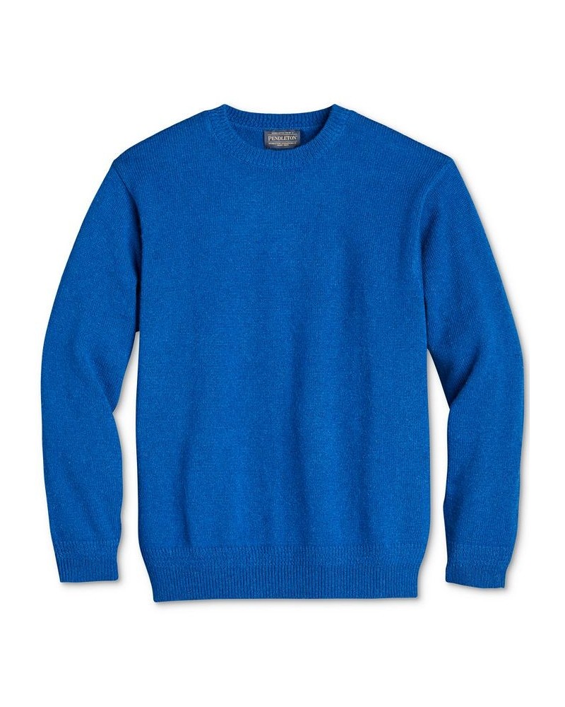 Men's Shetland Crew Blue $32.27 Sweaters