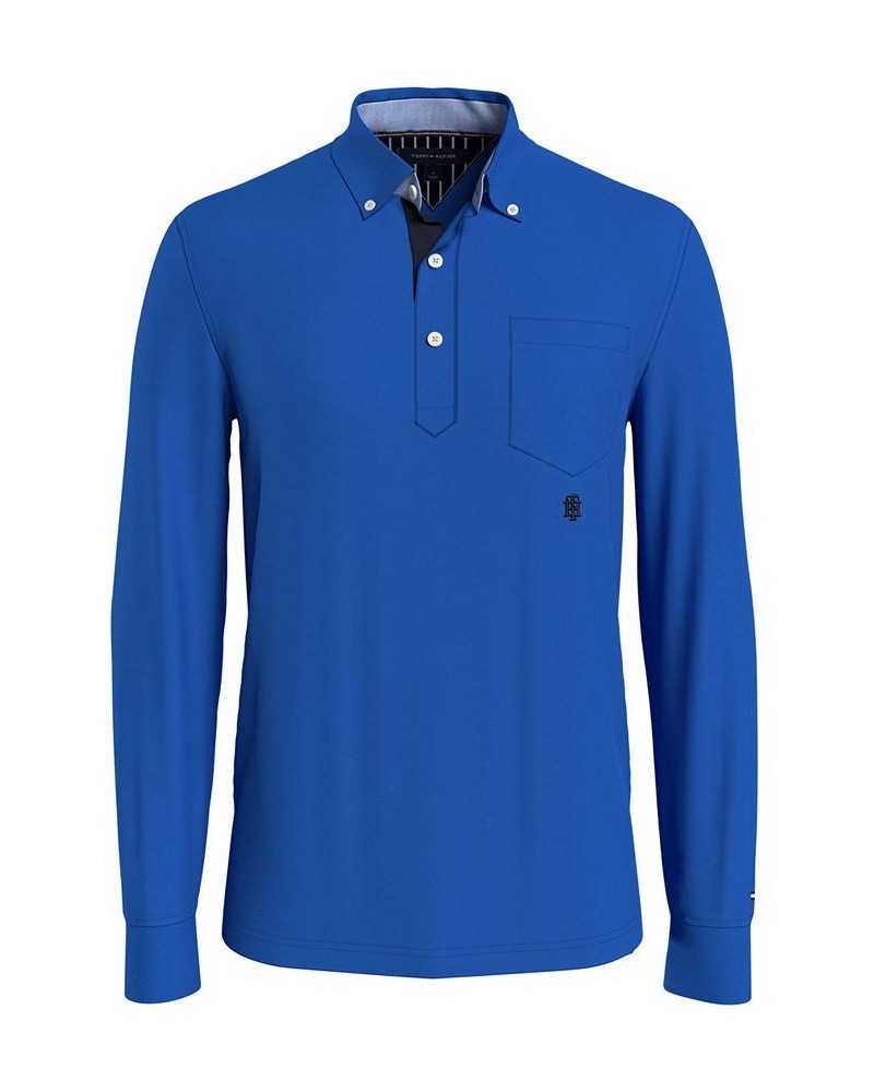 Men's Josie Long Sleeve Regular Fit Polo Shirt PD02 $24.81 Shirts