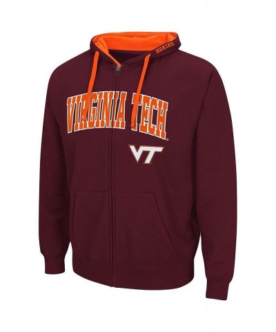 Men's Maroon Virginia Tech Hokies Big and Tall Full-Zip Hoodie $32.90 Sweatshirt