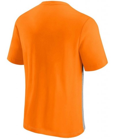 Men's Orange, Heathered Gray Tampa Bay Buccaneers Throwback Colorblock T-shirt $22.39 T-Shirts