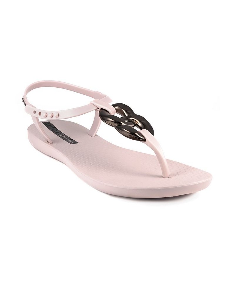 Women's Class Connect T-Strap Comfort Sandals Tan/Beige $18.45 Shoes