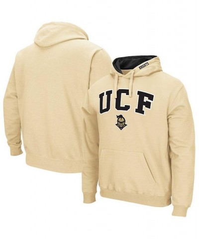 Men's Gold UCF Knights Arch & Logo Pullover Hoodie $34.79 Sweatshirt