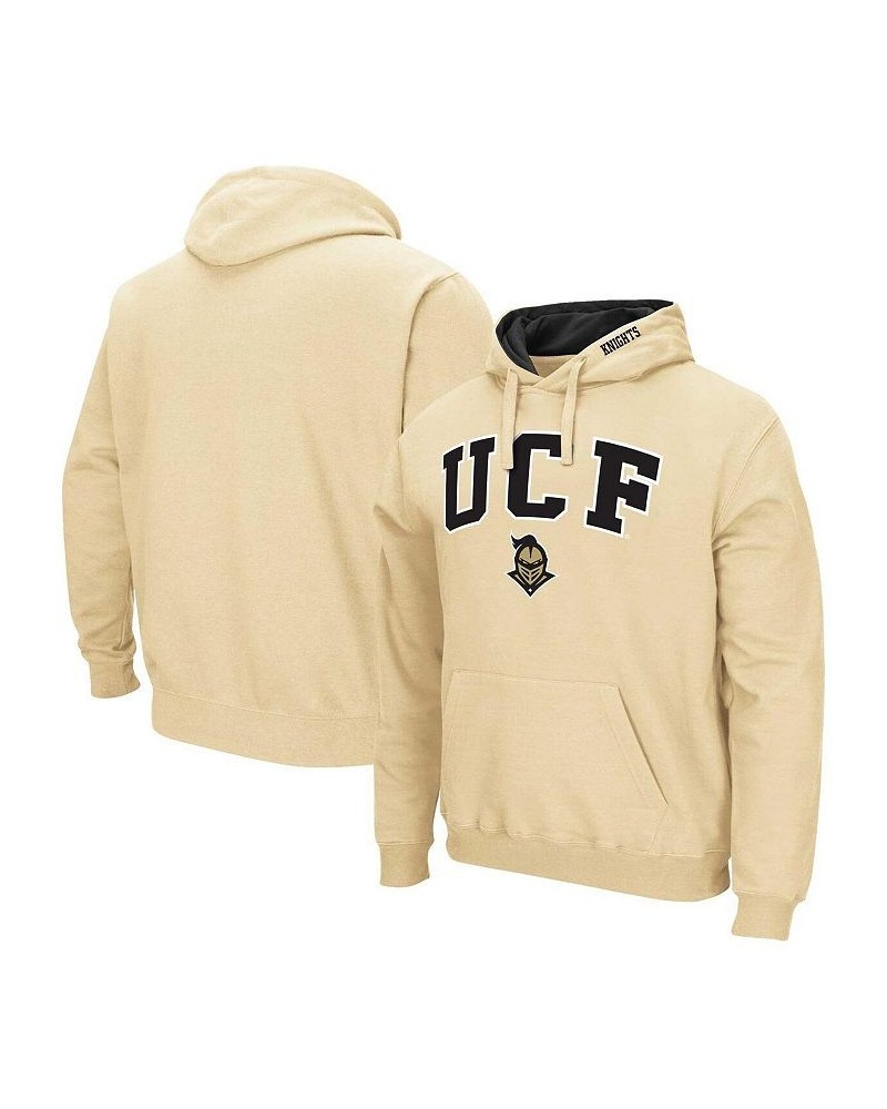 Men's Gold UCF Knights Arch & Logo Pullover Hoodie $34.79 Sweatshirt