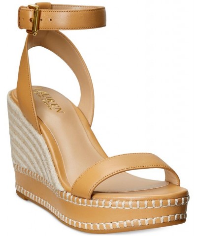 Women's Hilarie Ankle-Strap Espadrille Platform Wedge Sandals PD01 $57.35 Shoes