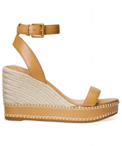 Women's Hilarie Ankle-Strap Espadrille Platform Wedge Sandals PD01 $57.35 Shoes