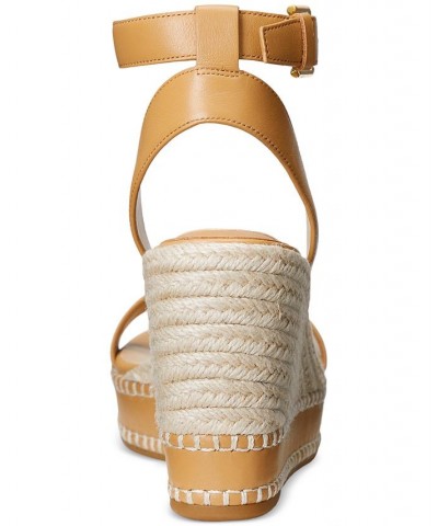 Women's Hilarie Ankle-Strap Espadrille Platform Wedge Sandals PD01 $57.35 Shoes