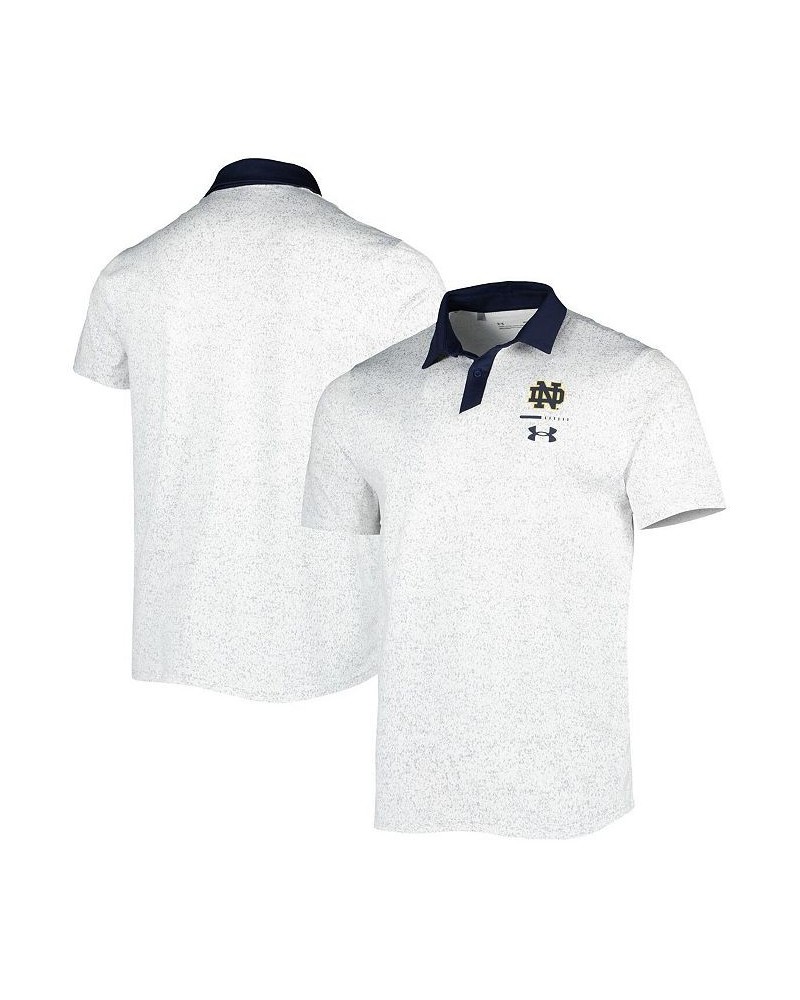 Men's White Notre Dame Fighting Irish Static Performance Polo Shirt $50.00 Polo Shirts