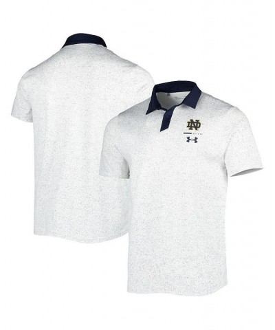 Men's White Notre Dame Fighting Irish Static Performance Polo Shirt $50.00 Polo Shirts