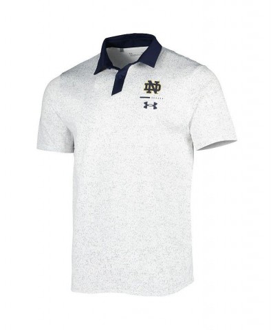 Men's White Notre Dame Fighting Irish Static Performance Polo Shirt $50.00 Polo Shirts