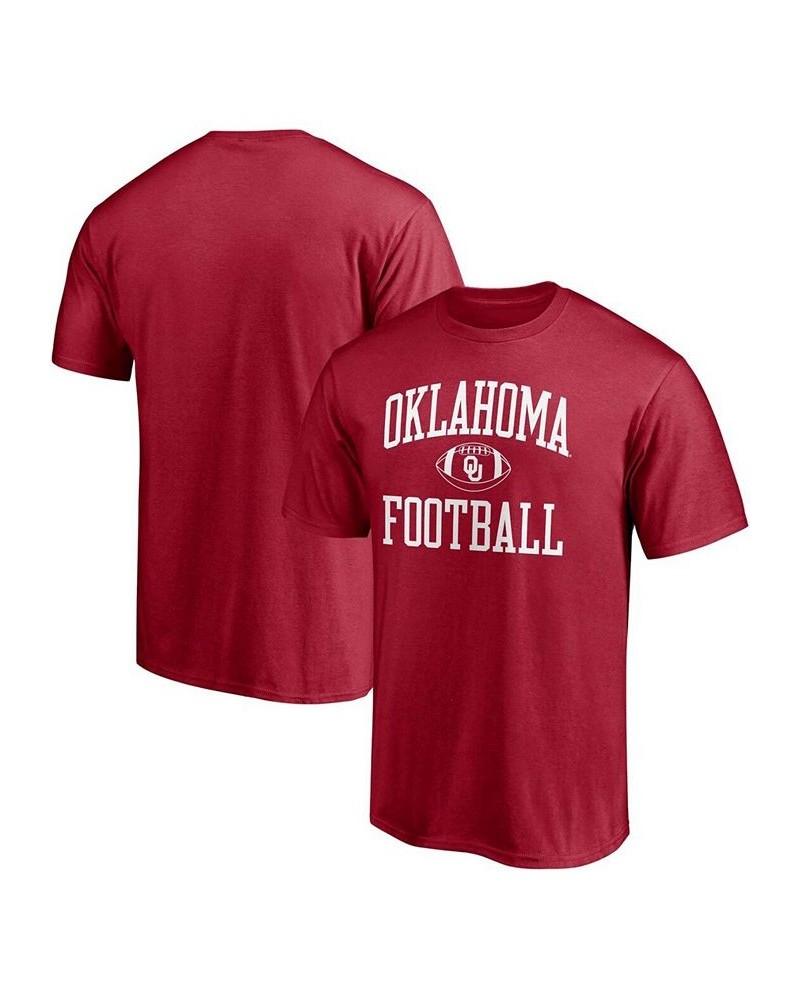 Men's Branded Crimson Oklahoma Sooners First Sprint Team T-shirt $16.10 T-Shirts