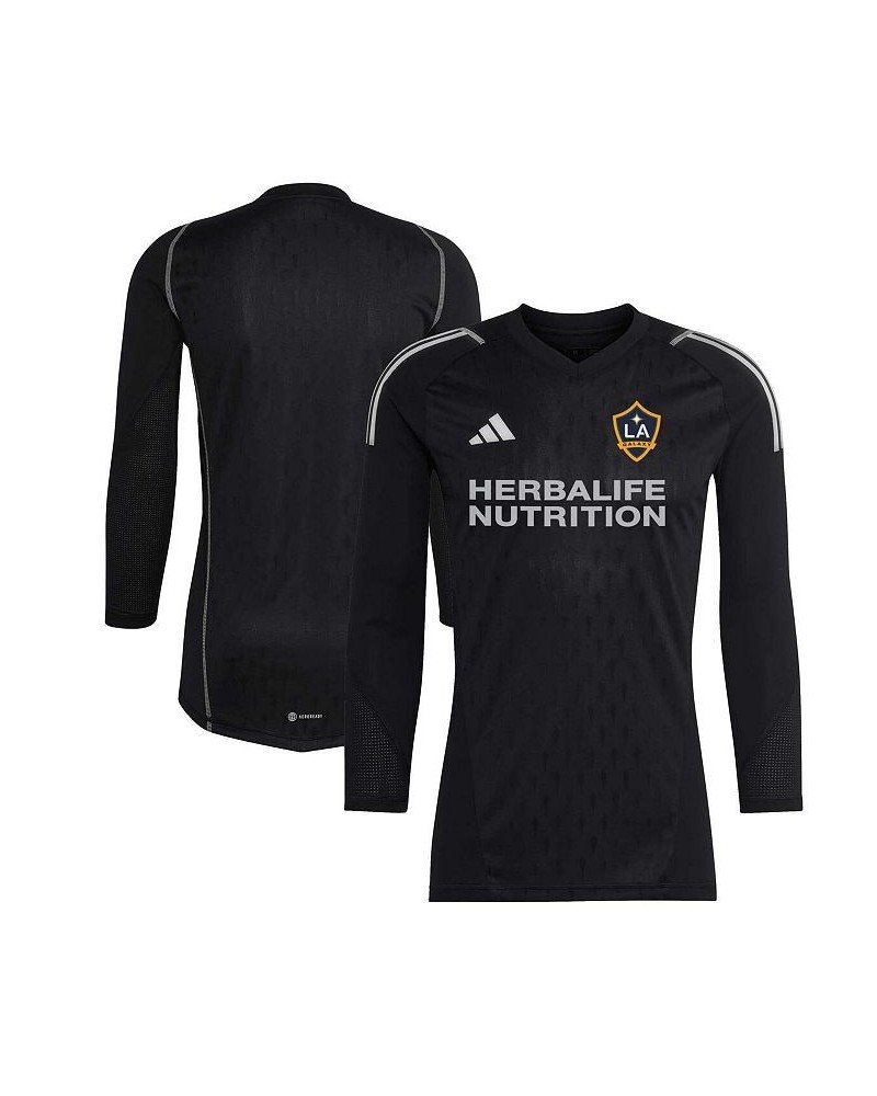 Men's Black LA Galaxy 2023 Goalkeeper Long Sleeve Replica jersey $61.60 Jersey