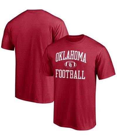 Men's Branded Crimson Oklahoma Sooners First Sprint Team T-shirt $16.10 T-Shirts