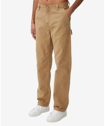 Men's Loose Fit Pants Tan/Beige $30.00 Pants