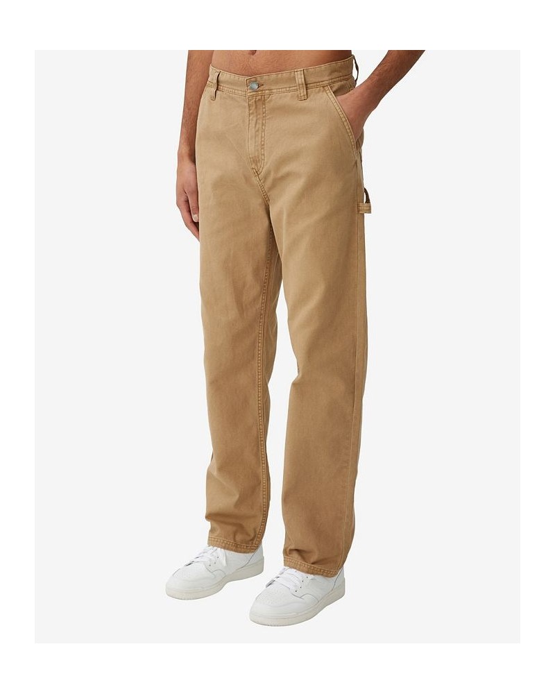 Men's Loose Fit Pants Tan/Beige $30.00 Pants