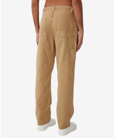 Men's Loose Fit Pants Tan/Beige $30.00 Pants