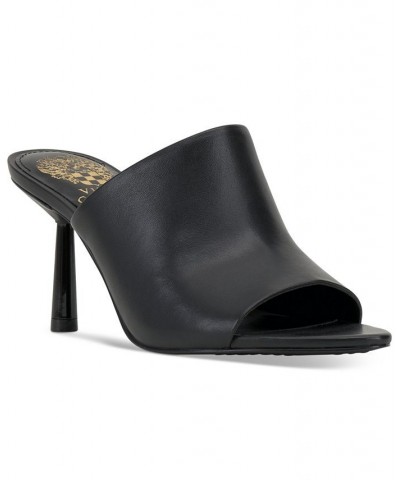 Pileesa Pointed-Toe Stiletto Mule Sandals Black $48.00 Shoes