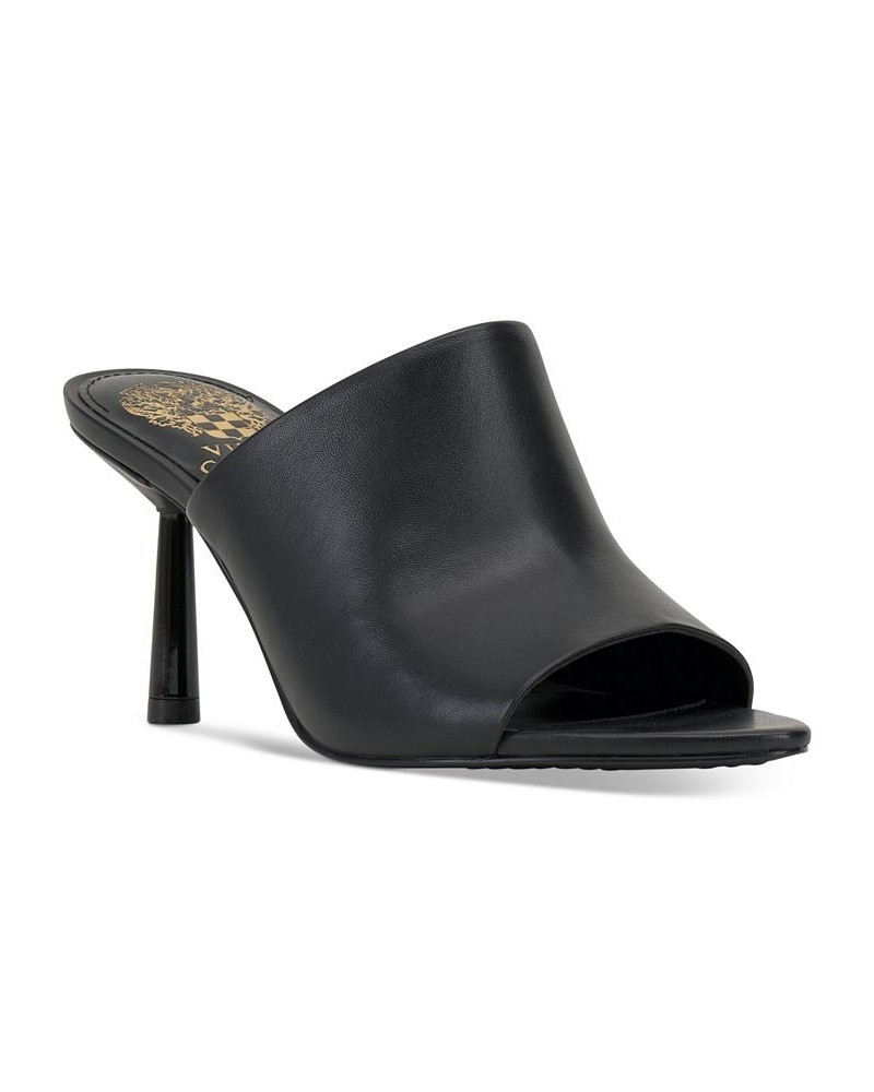 Pileesa Pointed-Toe Stiletto Mule Sandals Black $48.00 Shoes