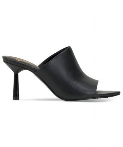 Pileesa Pointed-Toe Stiletto Mule Sandals Black $48.00 Shoes