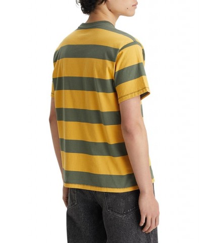 Men's Relaxed Fit Striped Short-Sleeve T-Shirt Multi $23.59 T-Shirts