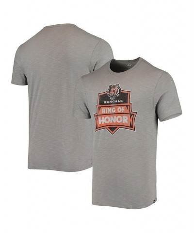 Men's '47 Gray Cincinnati Bengals Ring Of Honor T-shirt $19.75 T-Shirts