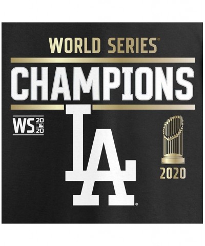 Men's Big and Tall Black Los Angeles Dodgers 2020 World Series Champions Signature Roster T-shirt $19.20 T-Shirts